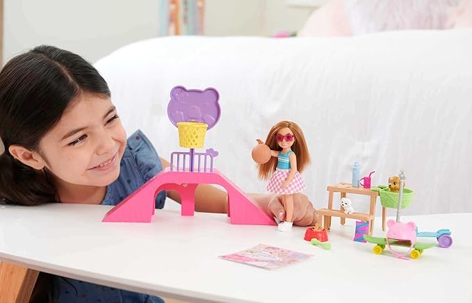 Barbie Chelsea Pista de Patinação