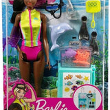 Barbie Profissões Boneca Bióloga Marinha