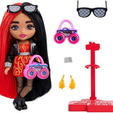 Barbie Extra Minis Boneca Cabelo Vermelho e Preto