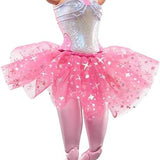 Barbie Fantasia Boneca Bailarina Luzes Brilhantes