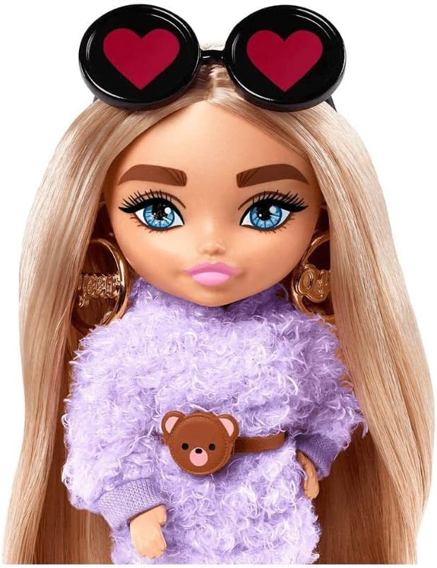 Boneca Barbie Extra Mini Roupa Lilás