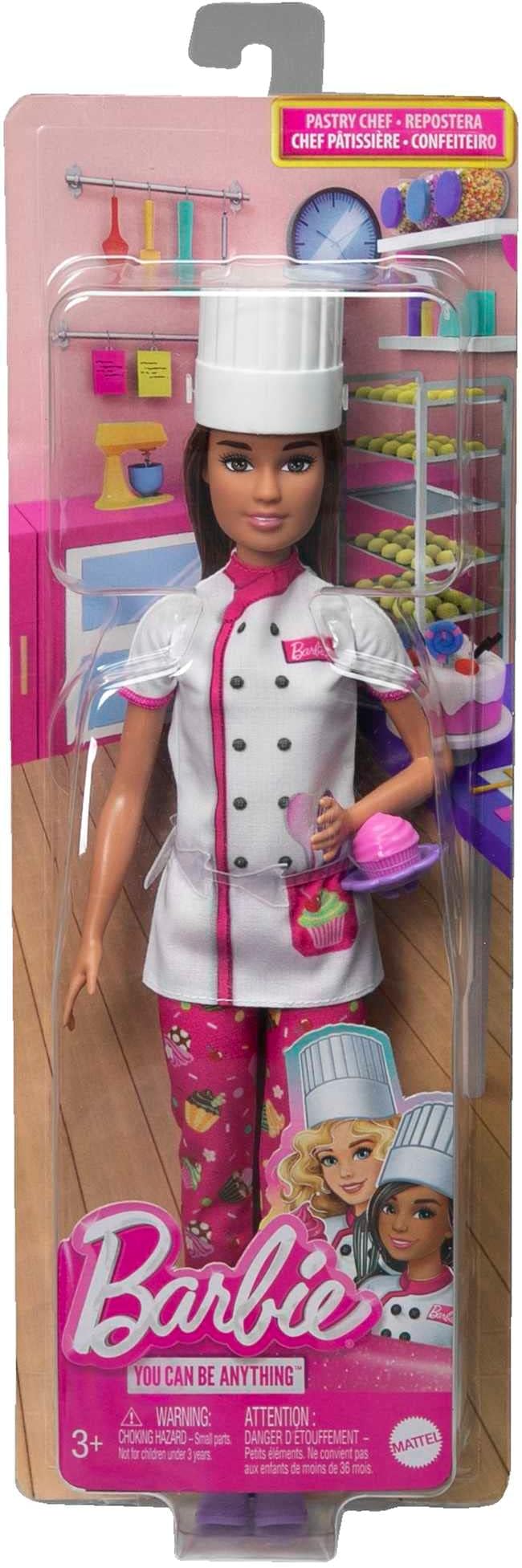Barbie Profissões Boneca Chefe Confeiteira
