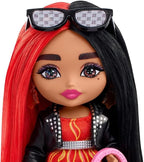 Barbie Extra Minis Boneca Cabelo Vermelho e Preto