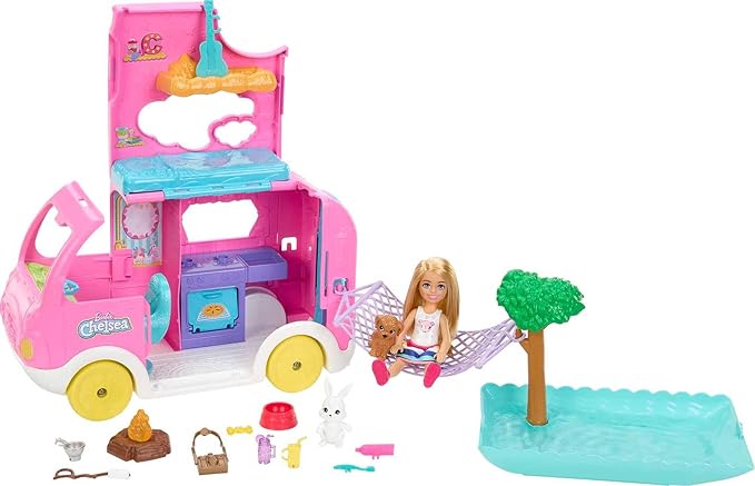 Barbie Chelsea Conjunto de Brinquedo Camper