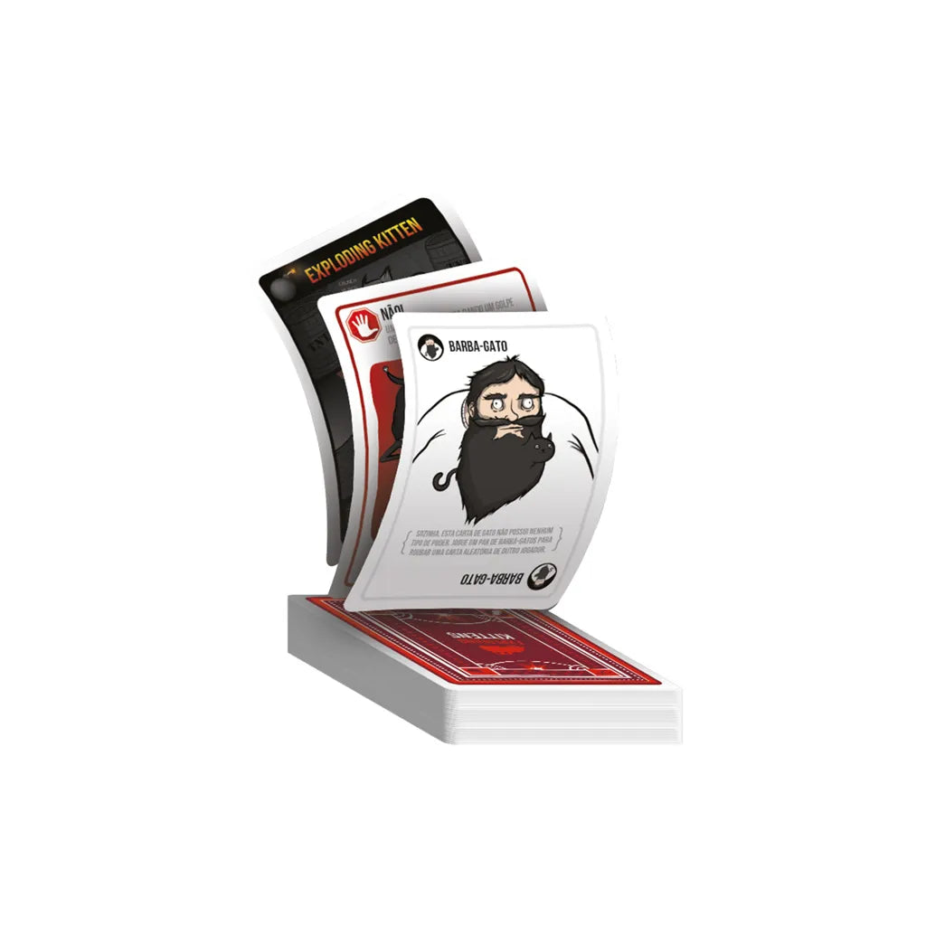Jogo De Cartas Exploding Kittens: Para a Galera De 2 a 10 Jogadores