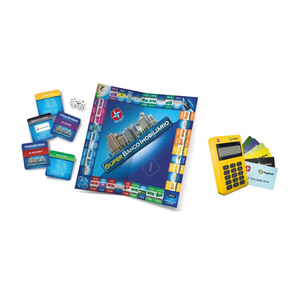 Jogo Super Banco Imobiliário Nova Edição Estrela