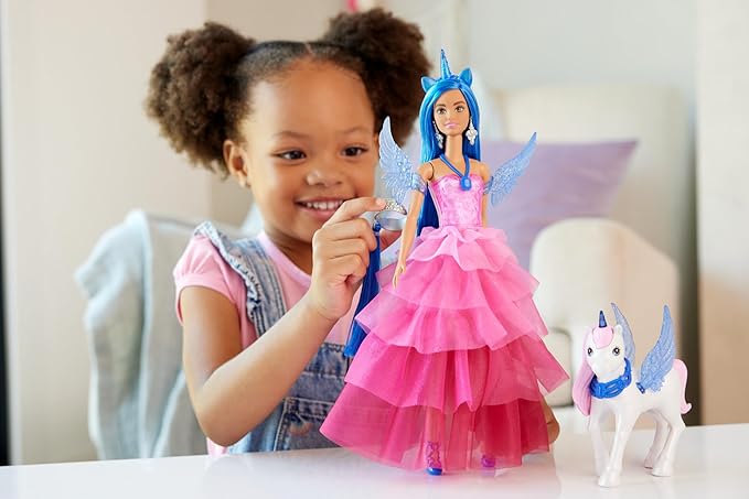 Barbie Um Toque de Mágica Edição Safira Especial 65º Aniversário da Barbie com Cabelo Azul
