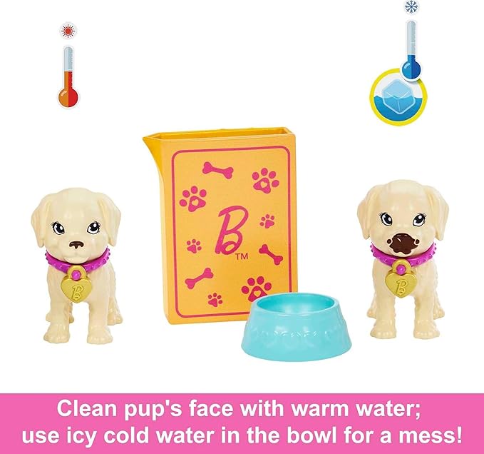 Barbie Conjunto de Brinquedo Adota um Cachorrinho