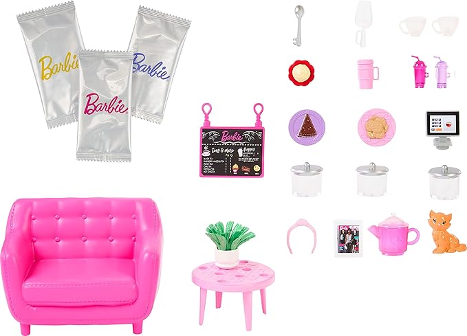 Barbie Fashion Beauty Conjunto Loja de Chá Cuidados Pessoais