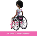 Barbie Fashionista Boneca Cadeira de Rodas