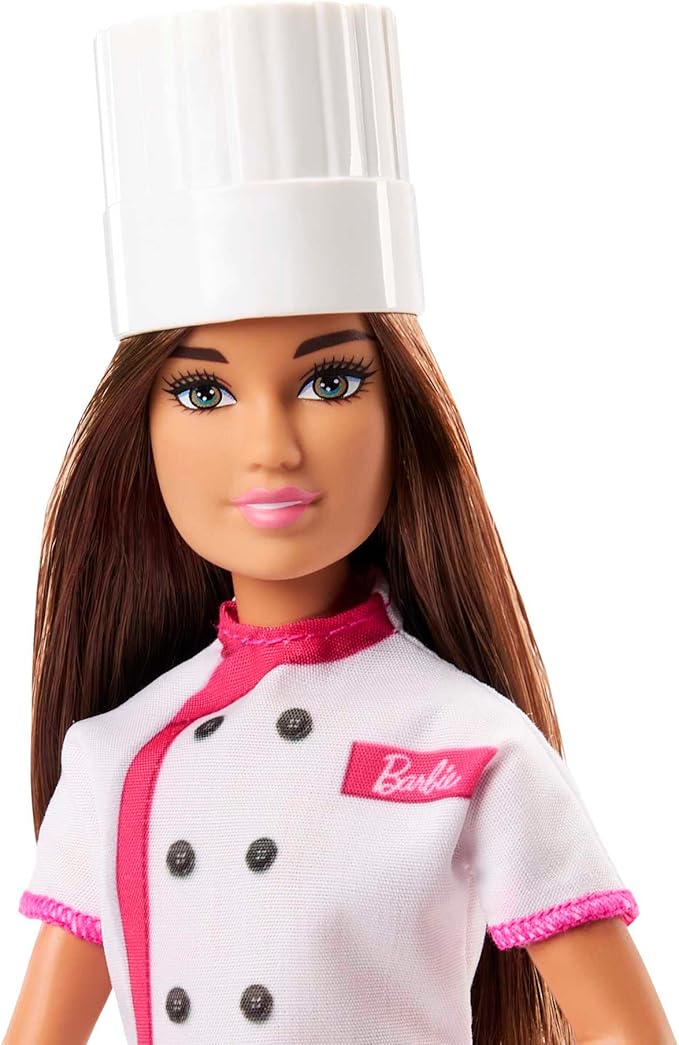 Barbie Profissões Boneca Chefe Confeiteira