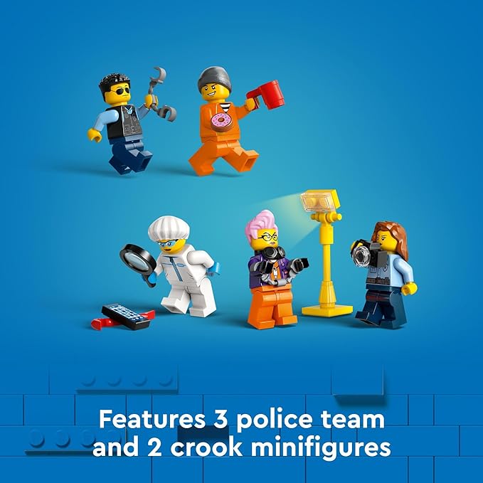 LEGO Set City Police Camião de Laboratório Criminal da Polícia 674 peças