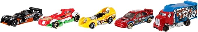 Hot Wheels Pacote 5 Carros Sortidos, não é possível escolher as cores