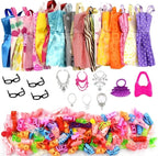 Roupa Boneca Para Barbier, Kit Com Roupas e Acessórios 42 Peças