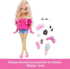 Barbie Dream Besties, Boneca Malibu com Cabelo Loiro e Acessórios de Beleza