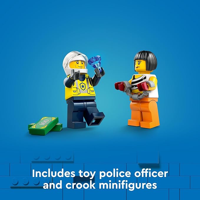 LEGO Set City Police Perseguição de Carro da Polícia a Muscle 213 peças