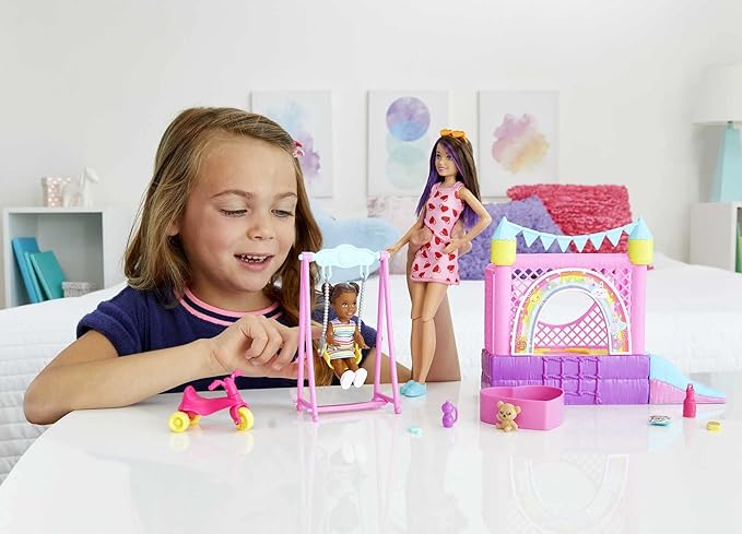 Barbie Boneca Babysitter Parque infantil