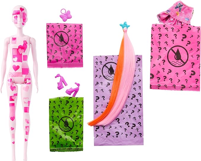 Barbie Color Reveal Boneca Looks Denim