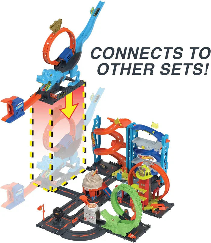 Hot Wheels City Racetrack, T-Rex Chomp