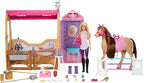 Barbie, Conjunto de Brinquedo Estábulo dos Sonhos com Boneca, Cavalo e +25 Acessórios