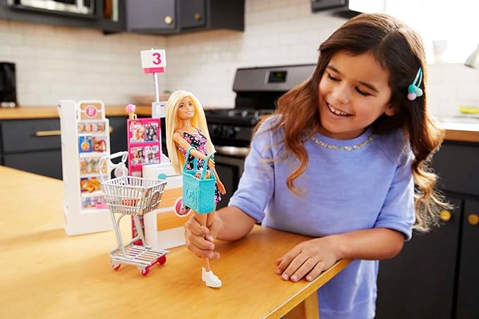 Barbie Profissões Boneca Supermercado de Luxo