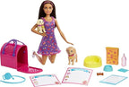 Barbie Conjunto de Brinquedo Adota um Cachorrinho