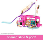 Barbie Estate Conjunto de Brinquedo Trailer dos Sonhos com 7 áreas de brincadeiras e mais de 60 peças