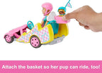 Barbie Stacie Veículo para Boneca Go-Kart, Cachorrinho e Acessórios,