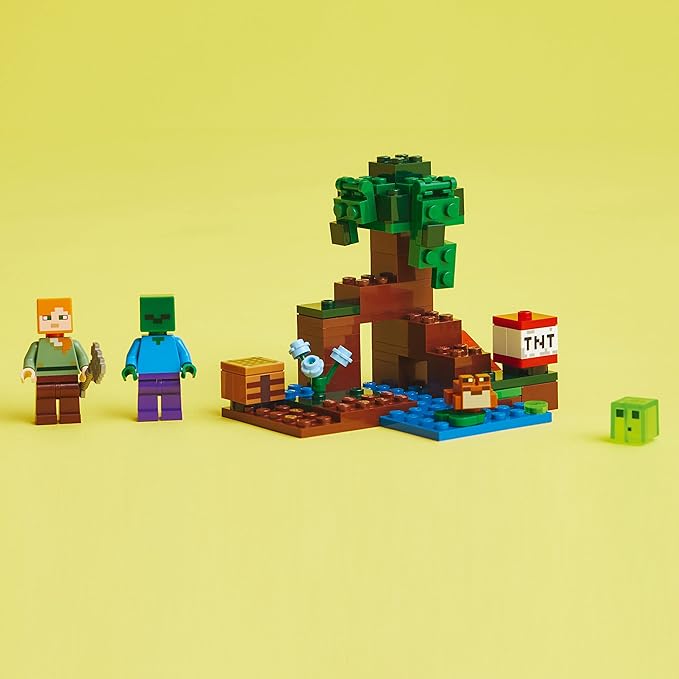 LEGO Minecraft A Aventura no Pântano 65 peças