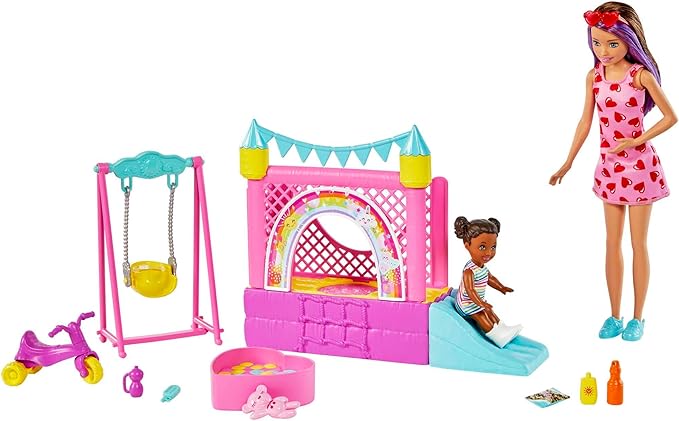 Barbie Boneca Babysitter Parque infantil