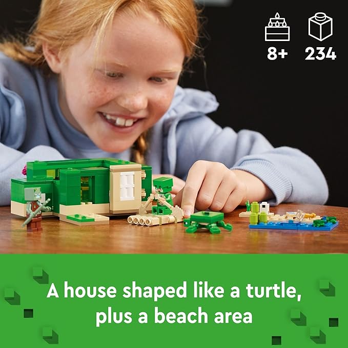 LEGO Minecraft A Casa de Praia Tartaruga 234 peças