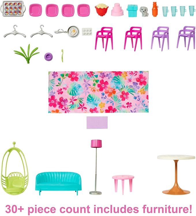 Barbie, Casa de Bonecas Malibu com 2 andares