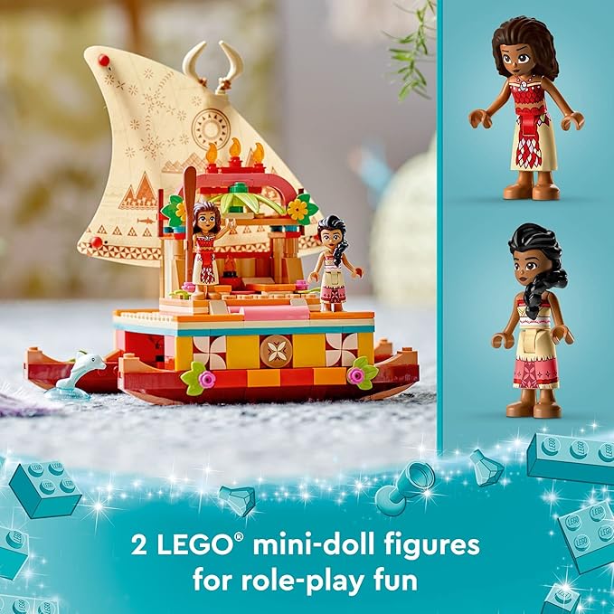 LEGO Disney O Catamarã de Descobertas da Moana 321 peças