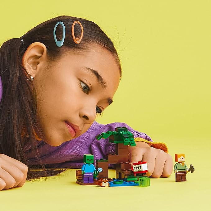 LEGO Minecraft A Aventura no Pântano 65 peças