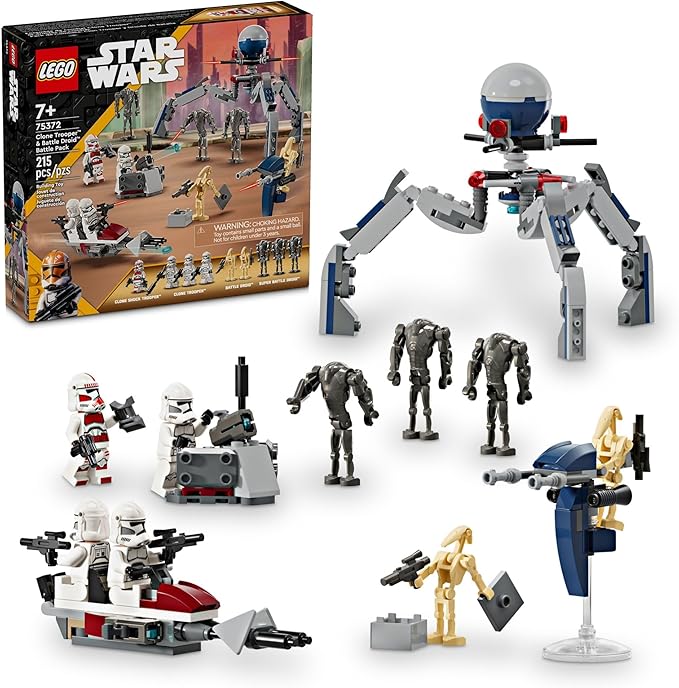 LEGOtar Wars  Pacote de Combate Clone Trooper e Battl 215 peças