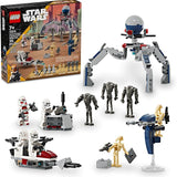 LEGOtar Wars  Pacote de Combate Clone Trooper e Battl 215 peças