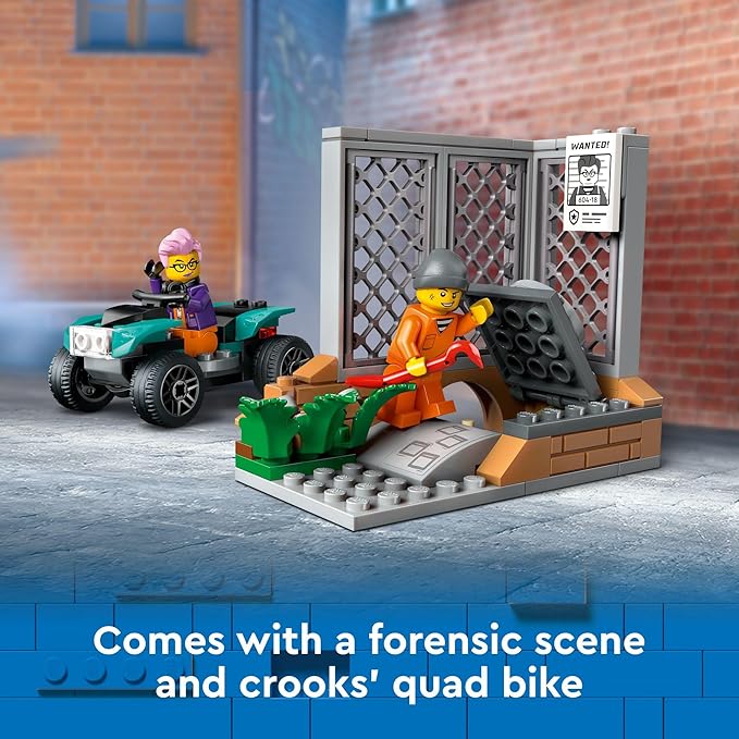 LEGO Set City Police Camião de Laboratório Criminal da Polícia 674 peças