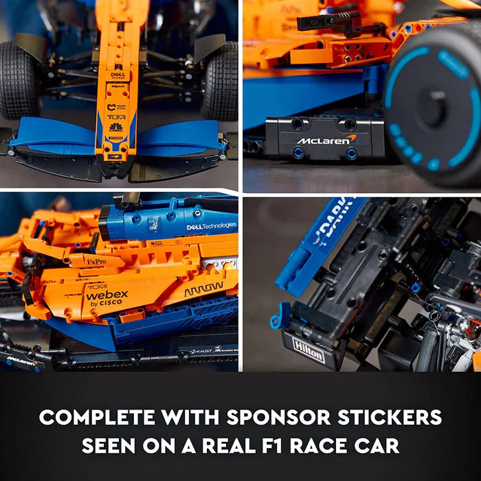 LEGO Technic Carro de Corrida McLaren Formula 1™; Kit de Construção de Modelo 1432 peças