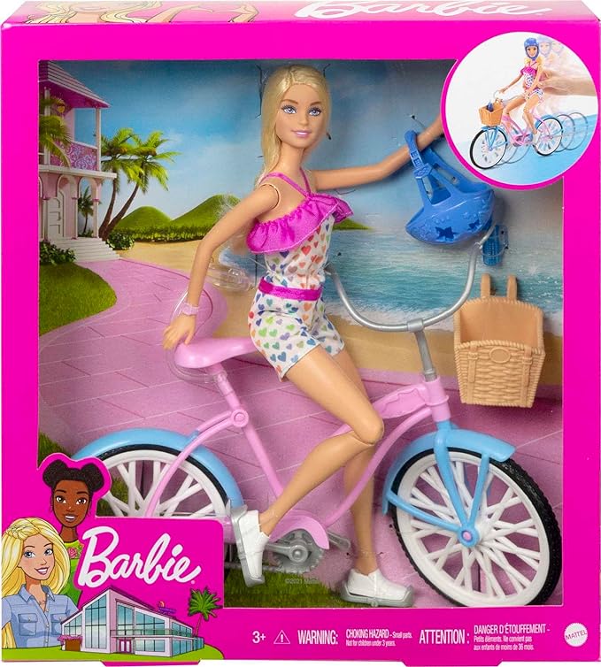 Barbie Boneca Passeio de Bicicleta