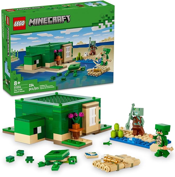 LEGO Minecraft A Casa de Praia Tartaruga 234 peças