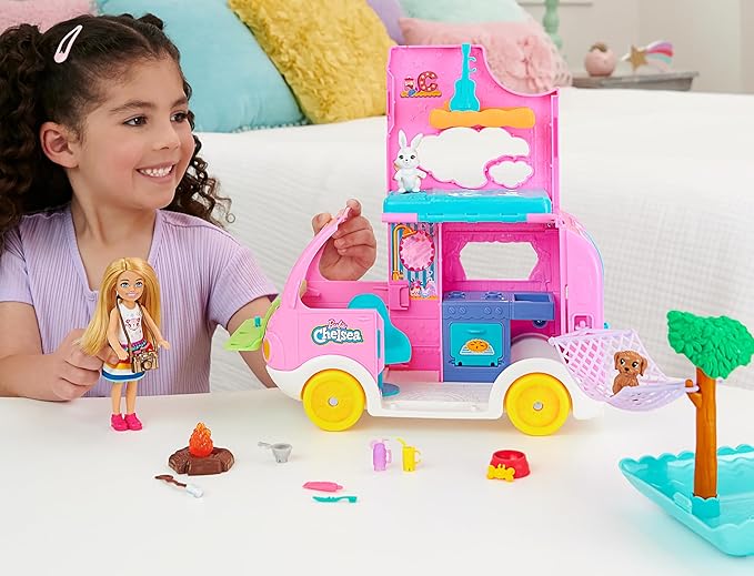Barbie Chelsea Conjunto de Brinquedo Camper