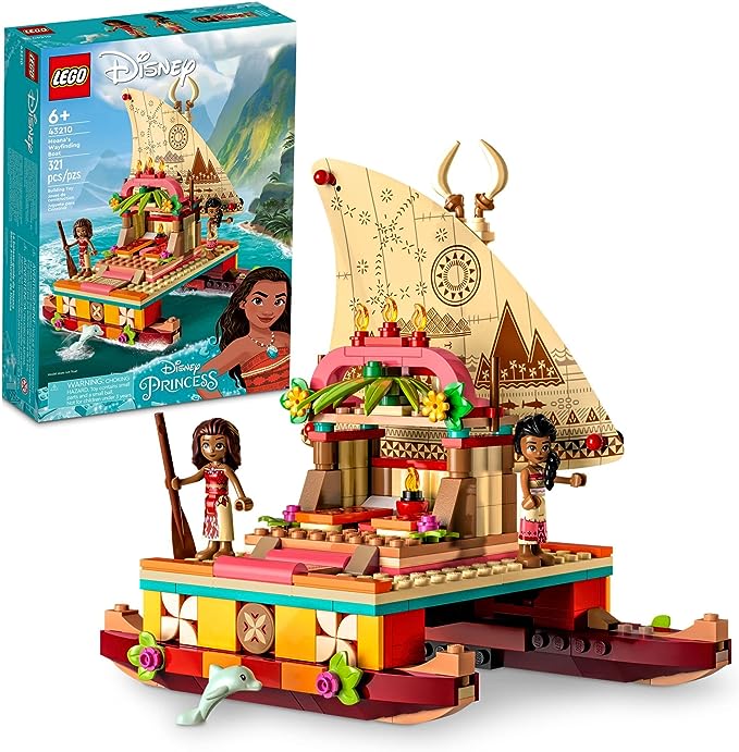 LEGO Disney O Catamarã de Descobertas da Moana 321 peças