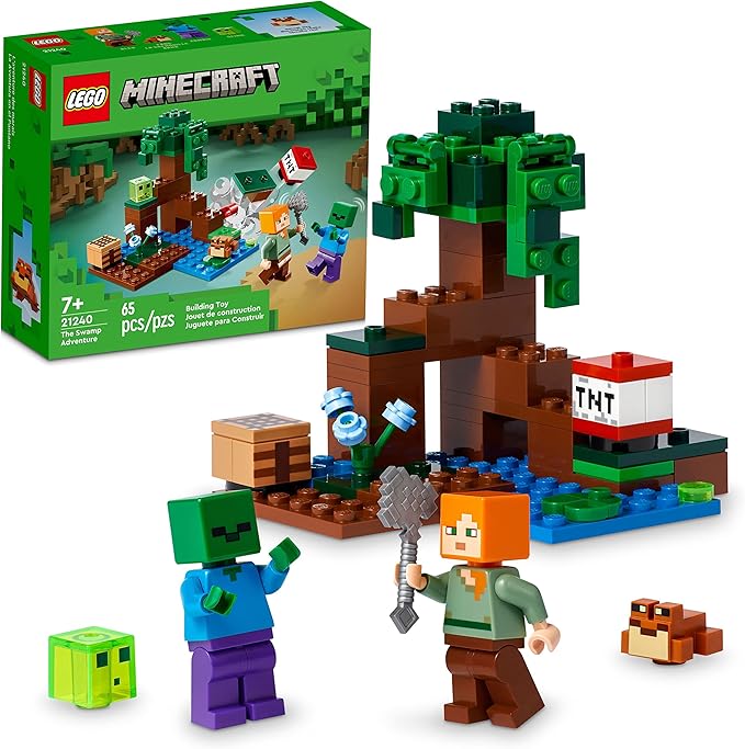 LEGO Minecraft A Aventura no Pântano 65 peças