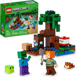 LEGO Minecraft A Aventura no Pântano 65 peças