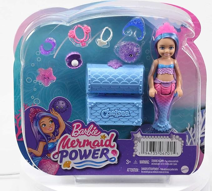 Barbie Chelsea  Mermaid Power Boneca Sereias