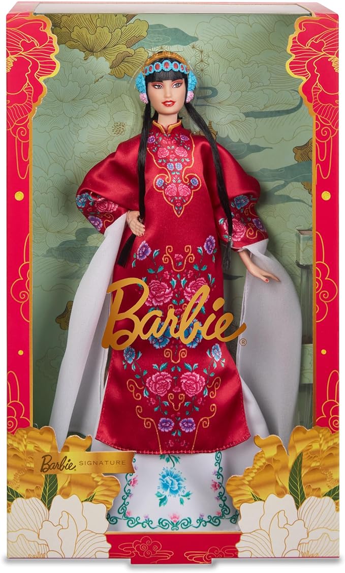 Barbie Signature Boneca de Coleção Ano Novo Lunar com Túnica Floral