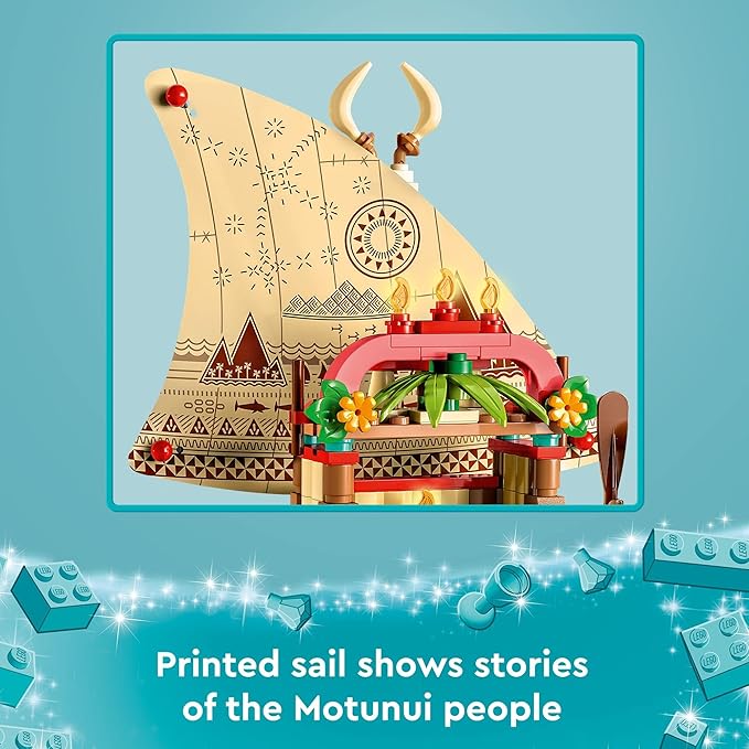 LEGO Disney O Catamarã de Descobertas da Moana 321 peças