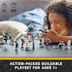 LEGOtar Wars  Pacote de Combate Clone Trooper e Battl 215 peças