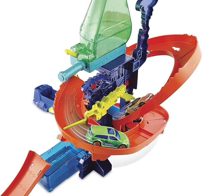 Hot Wheels Color Shifters, Pista Estação Cientifica com 1 Carrinho que Muda de Cor