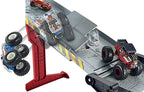 Hot Wheels GFR15 Monster Trucks Downhill Race and Go Track Set